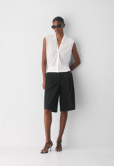 Agenda Sweater Vest - CLOUDED WHITE