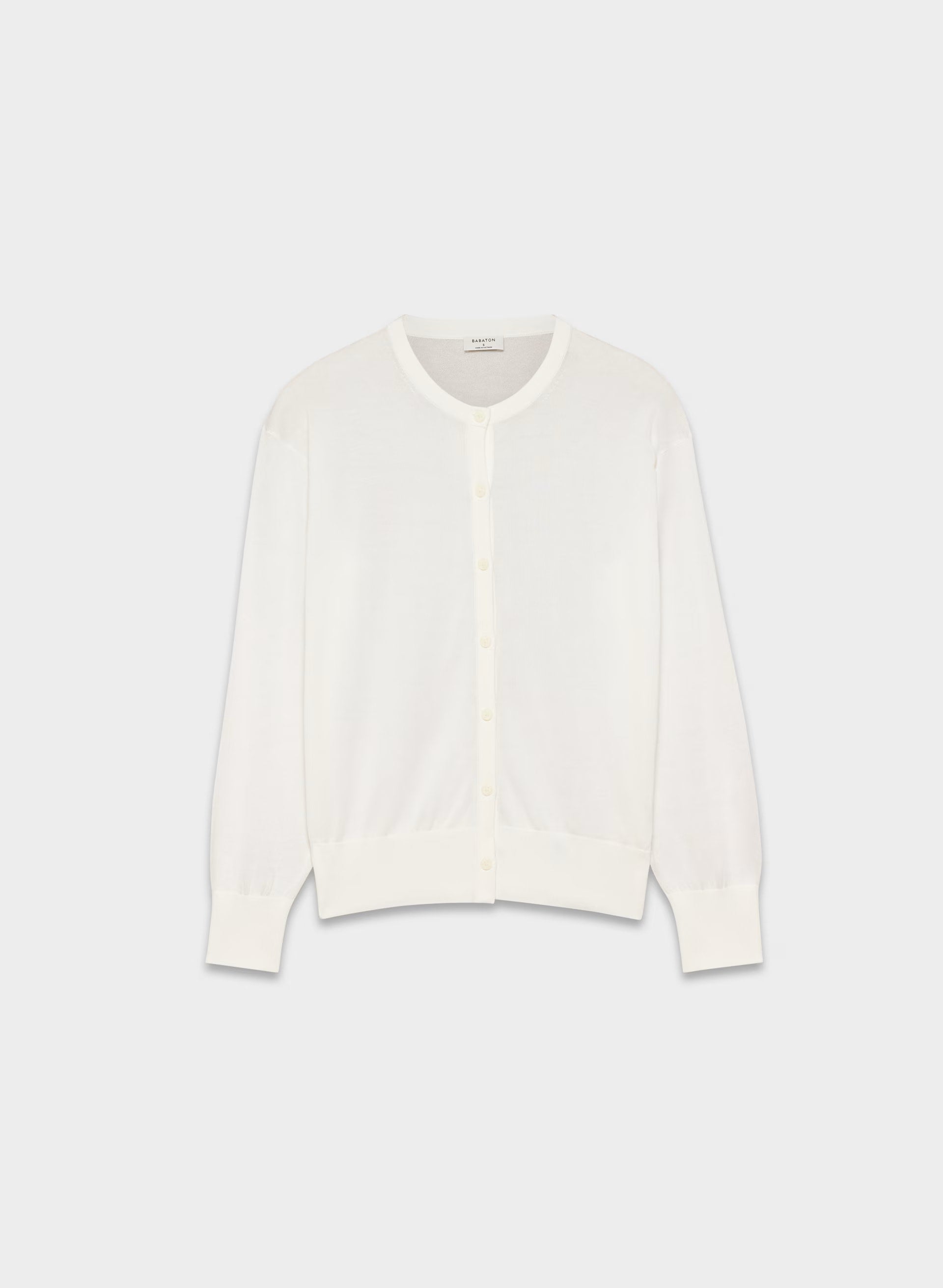 Acumen Cardigan - CLOUDED WHITE