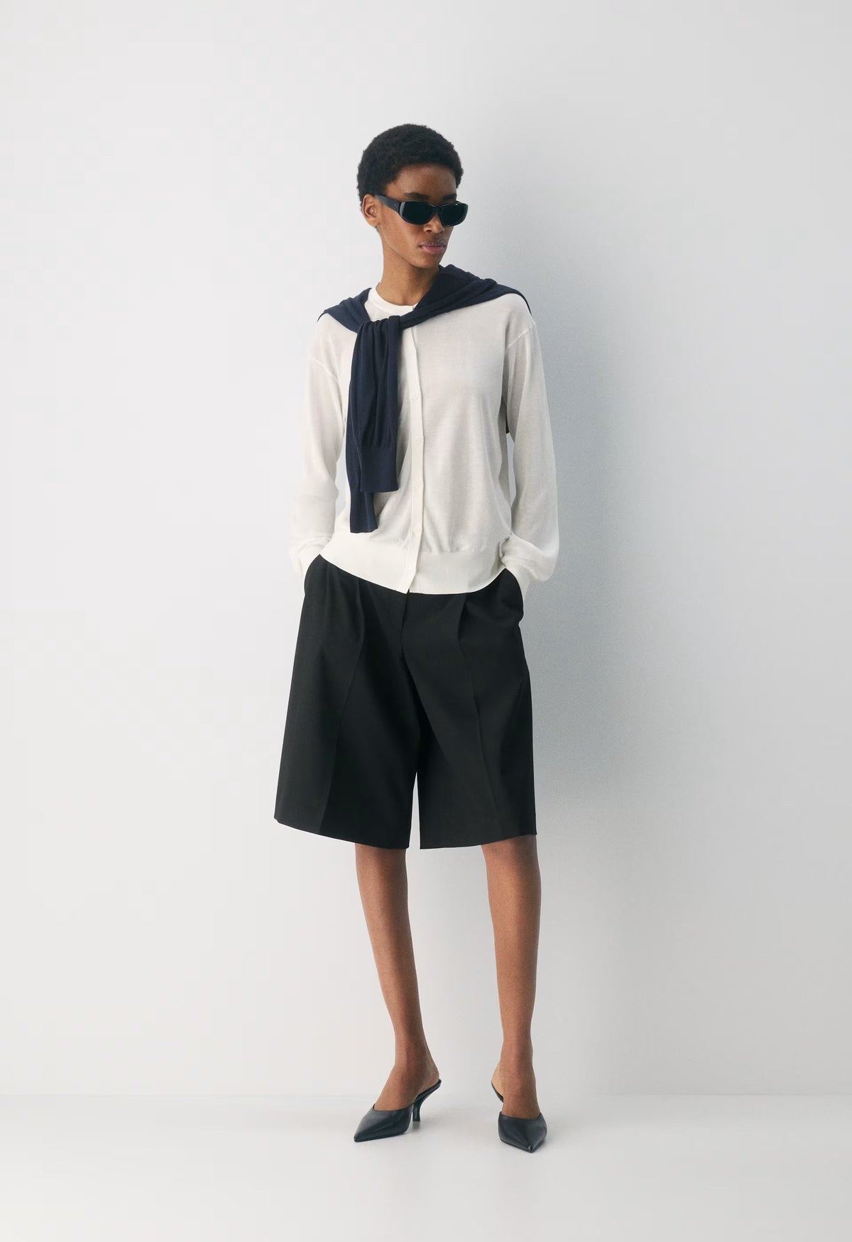 Acumen Cardigan - CLOUDED WHITE