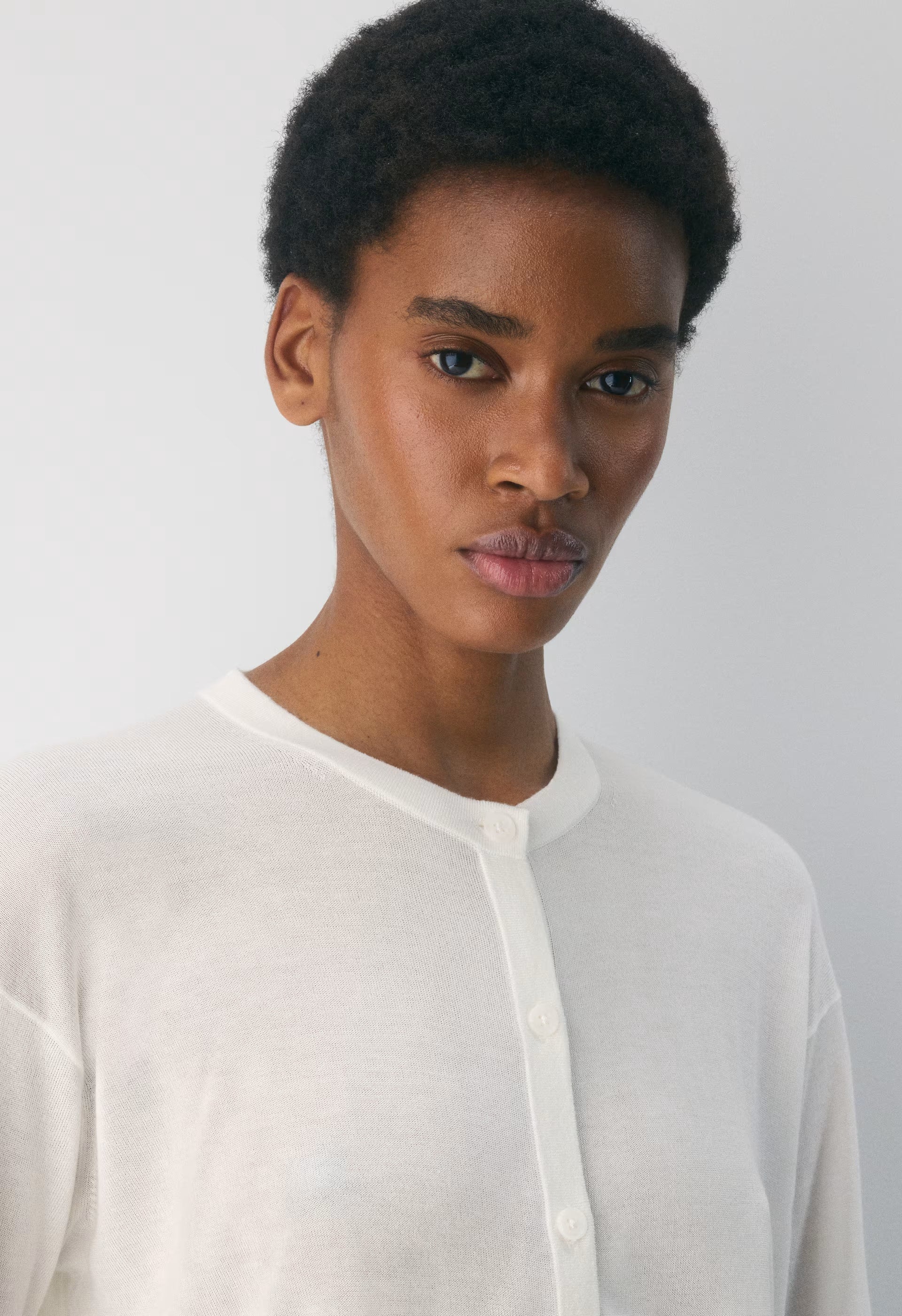 Acumen Cardigan - CLOUDED WHITE