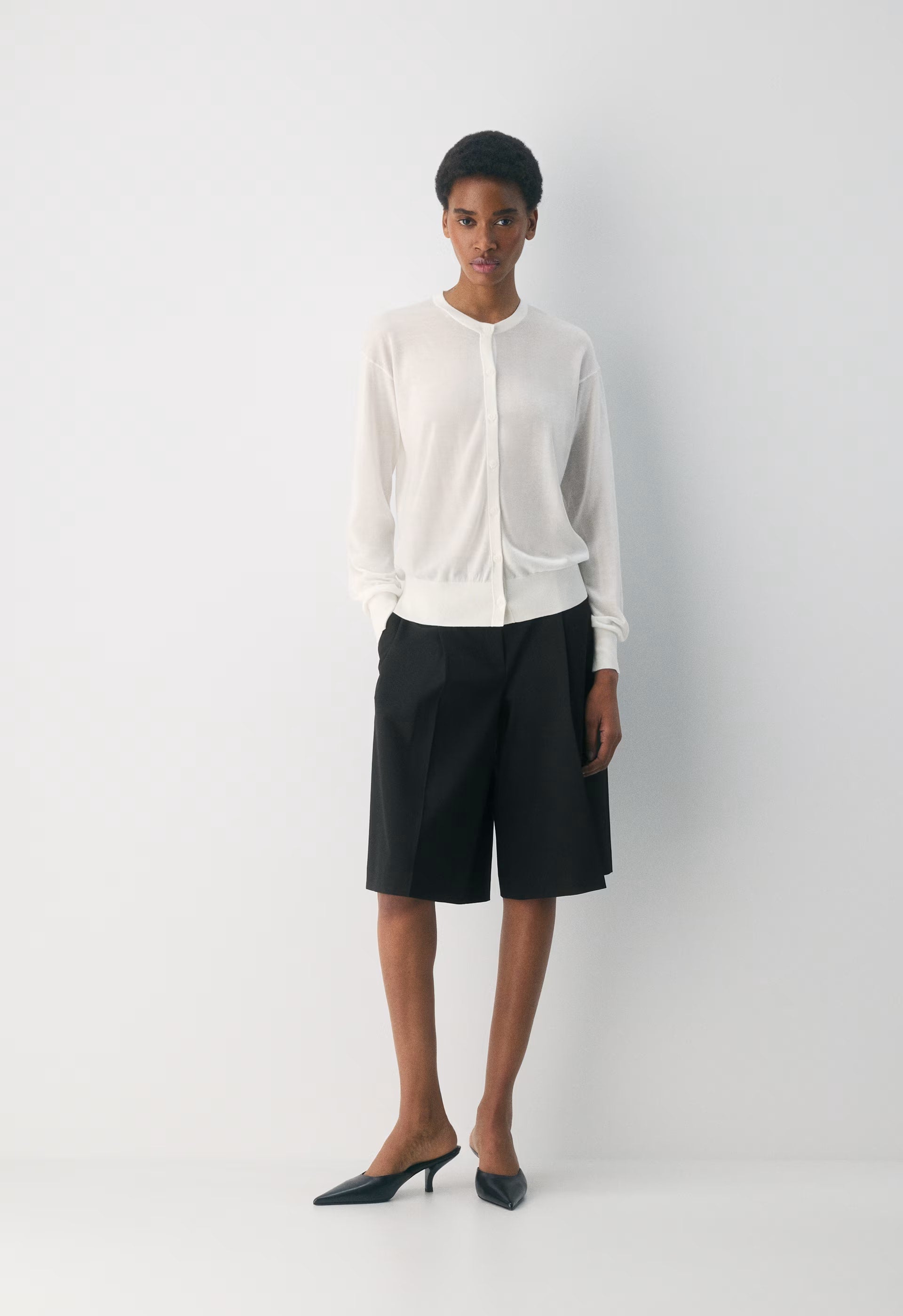 Acumen Cardigan - CLOUDED WHITE