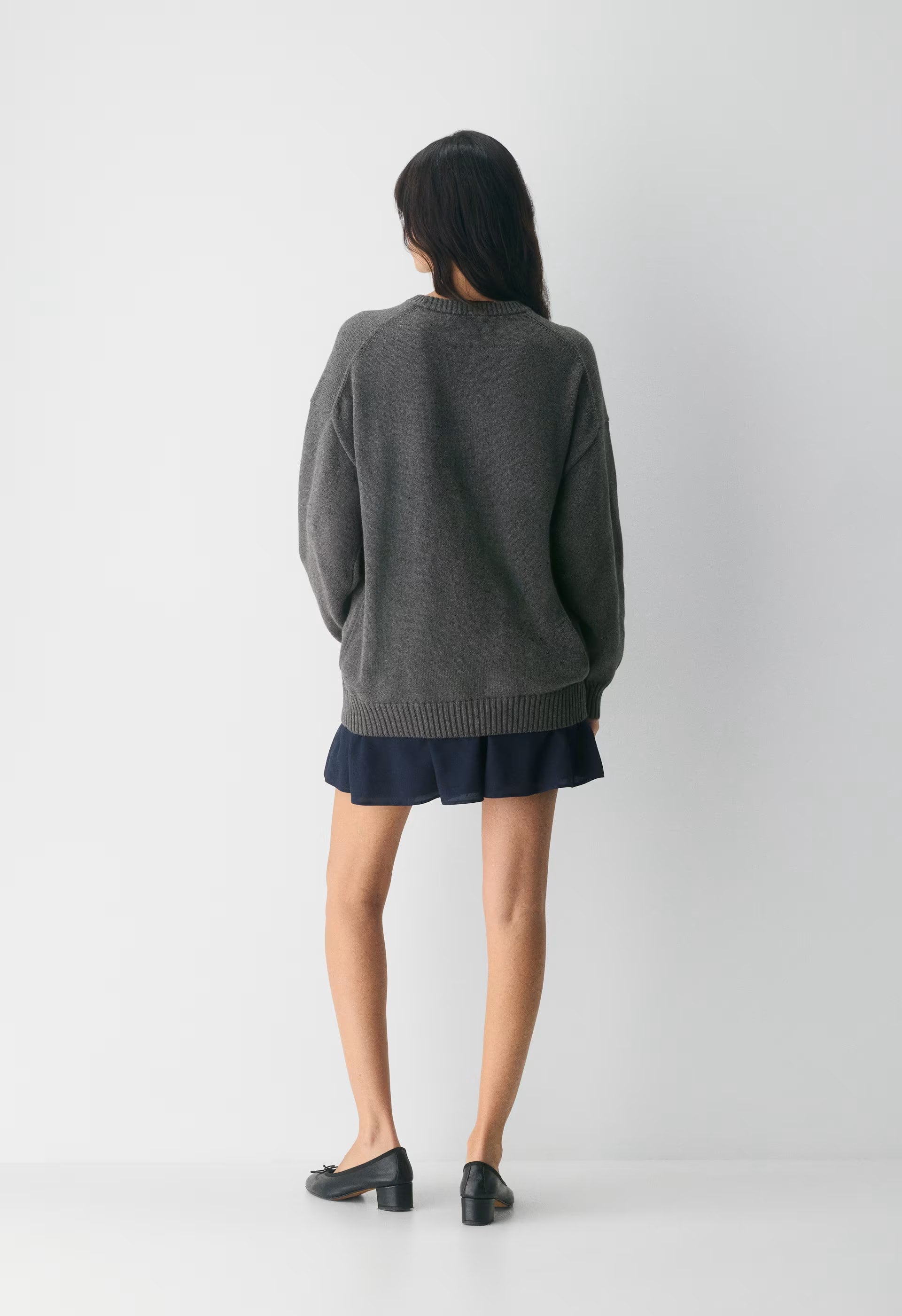 Cotton Charm™ Peggy Icon Sweater - RIPPLE BLUE/BEAR