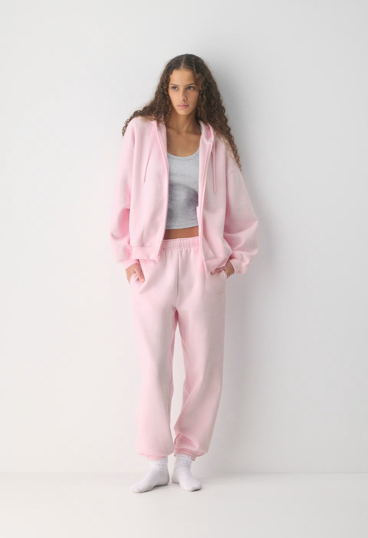Cozy Sweatfleece Mega Zip Hoodie - VILLA PINK