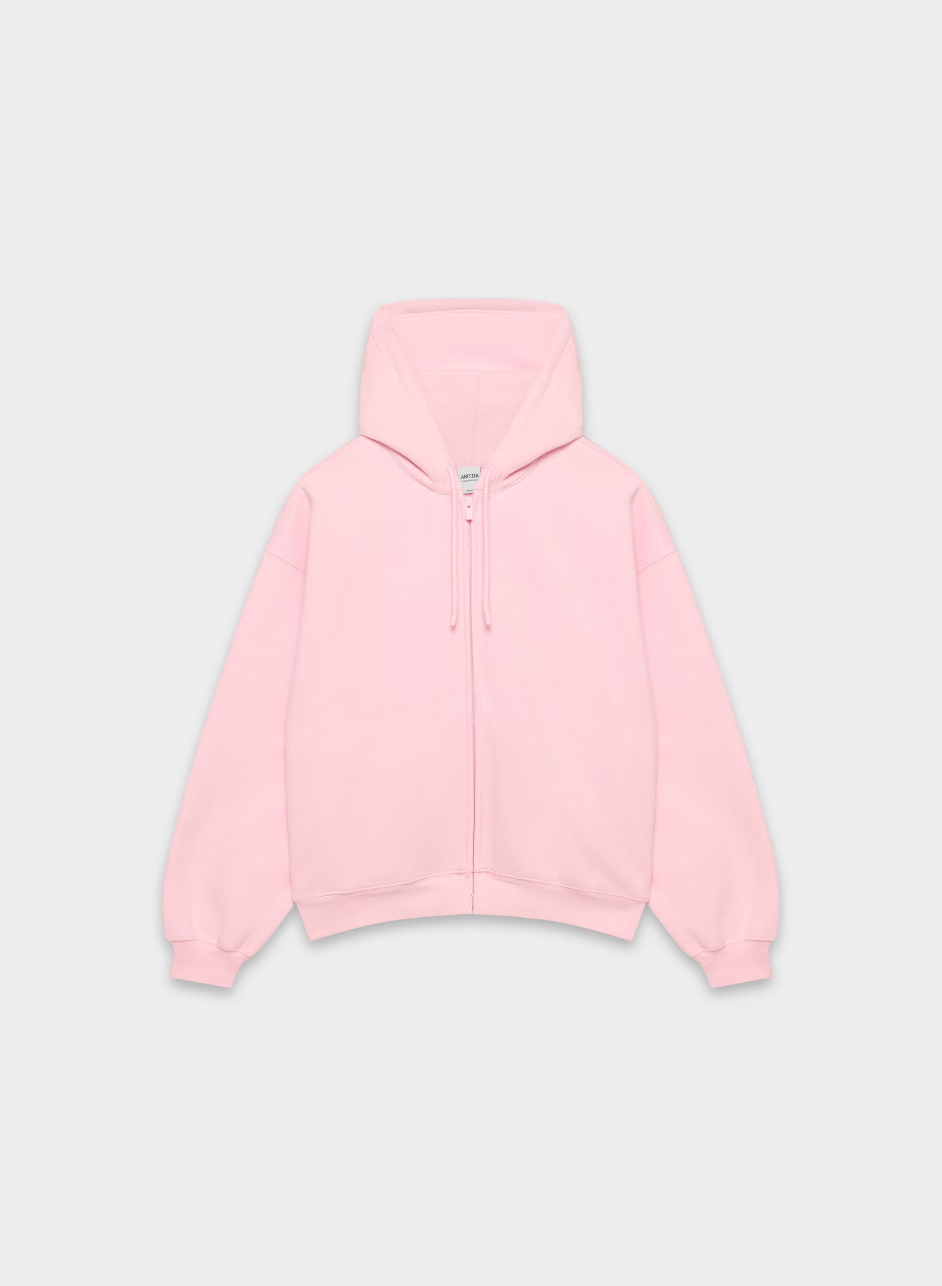 Cozy Sweatfleece Mega Zip Hoodie - MILKSHAKE PINK