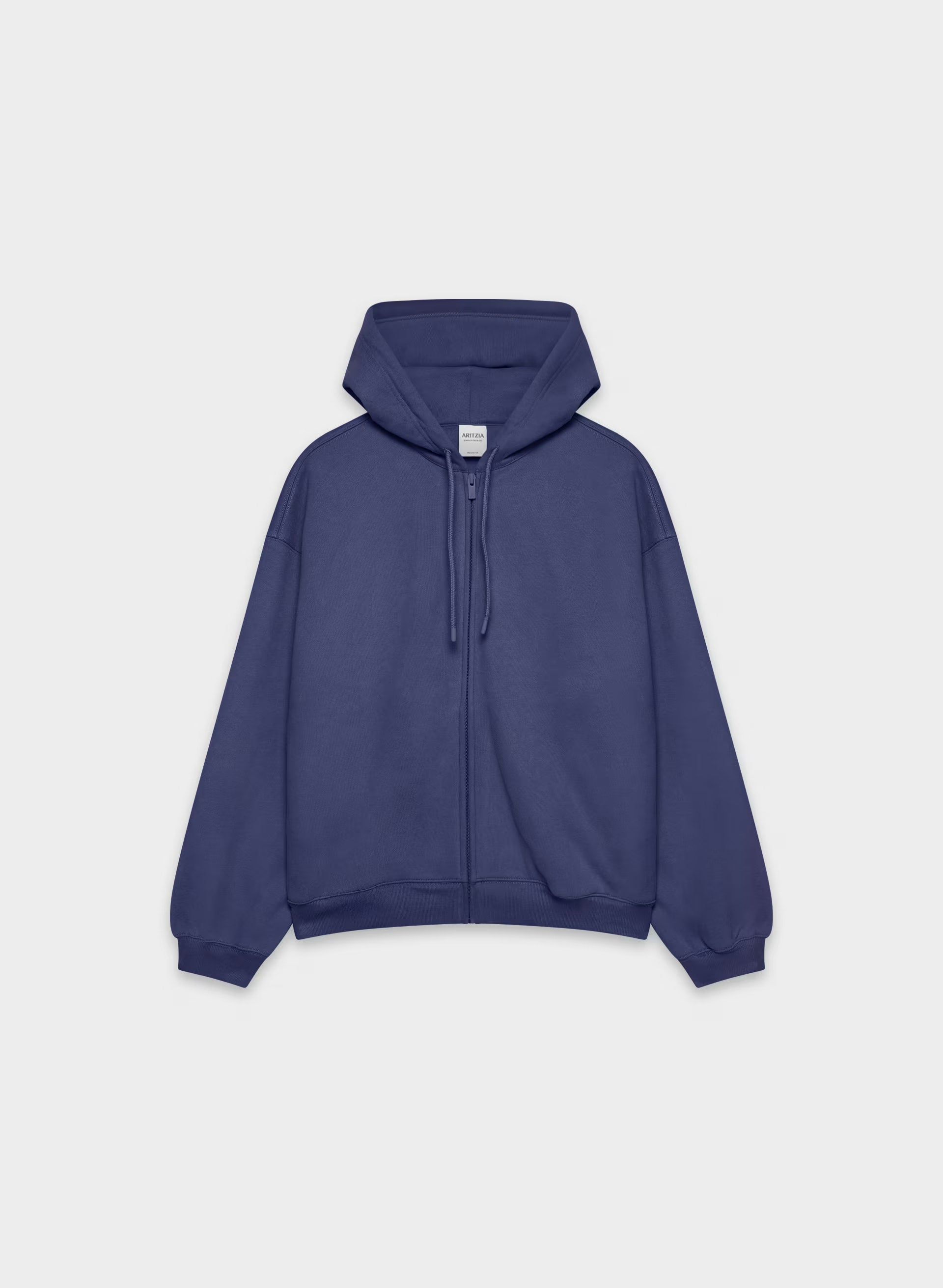 Cozy Sweatfleece Mega Zip Hoodie - HARBOUR NAVY