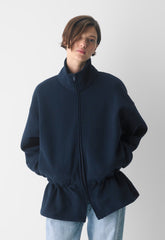 Cozy Sweatfleece Mega Cinch Zip-Up - ADMIRAL