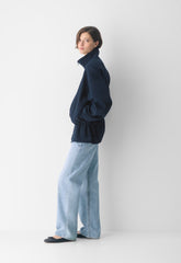 Cozy Sweatfleece Mega Cinch Zip-Up - ADMIRAL