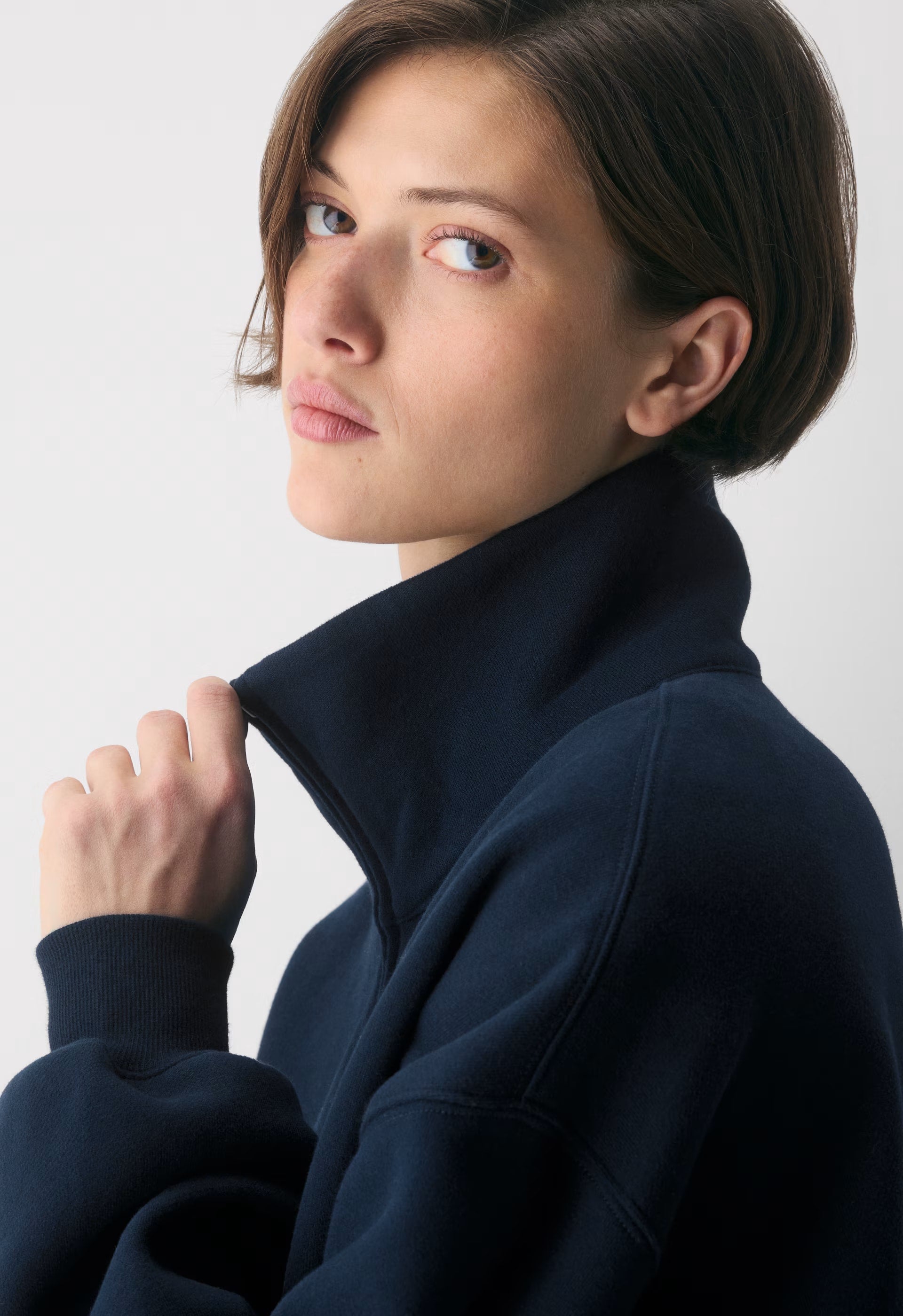 Cozy Sweatfleece Mega Cinch Zip-Up - ADMIRAL
