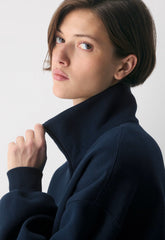 Cozy Sweatfleece Mega Cinch Zip-Up - ADMIRAL