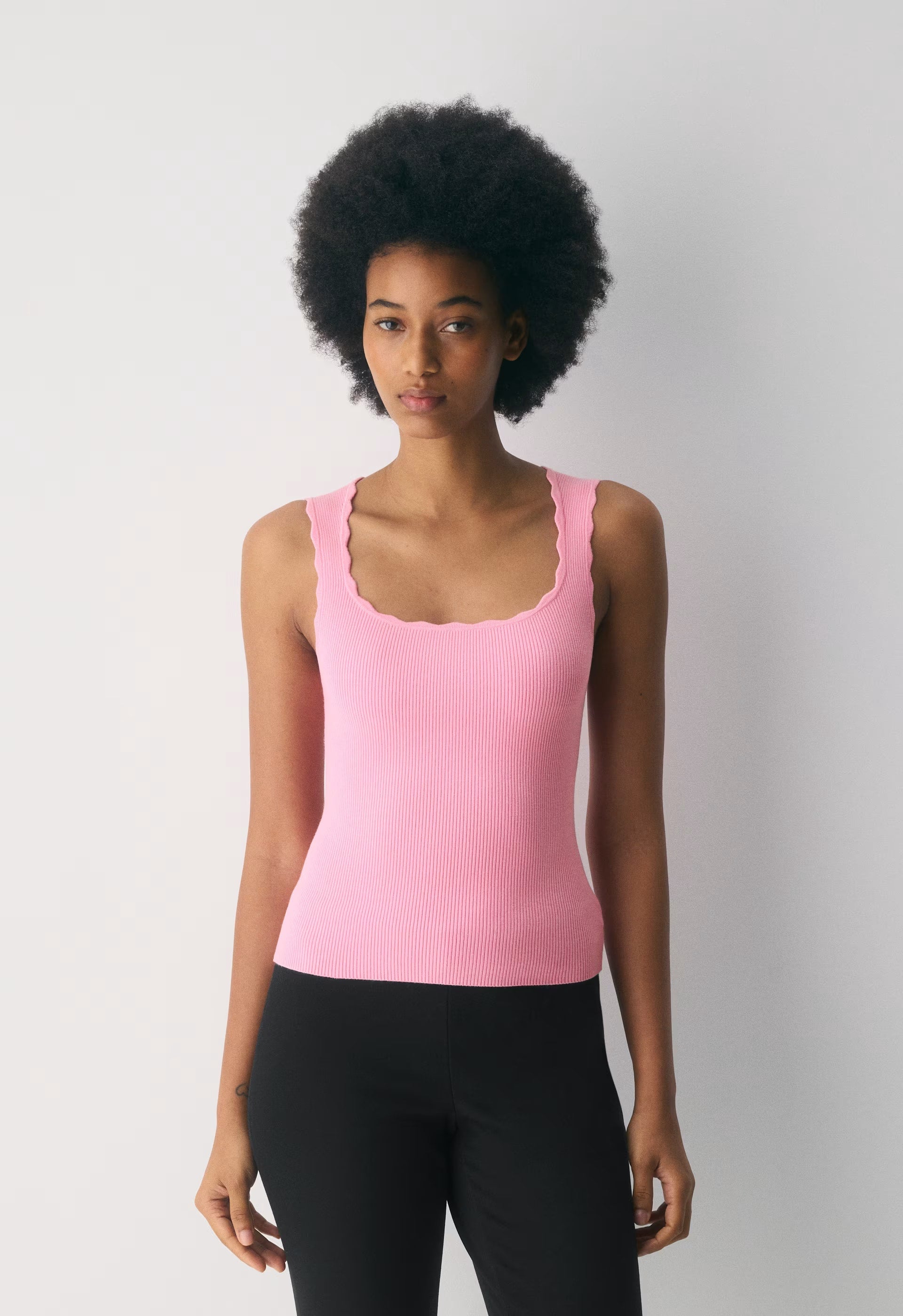Setting Top - Wonder Yarn - JELLYBEAN PINK