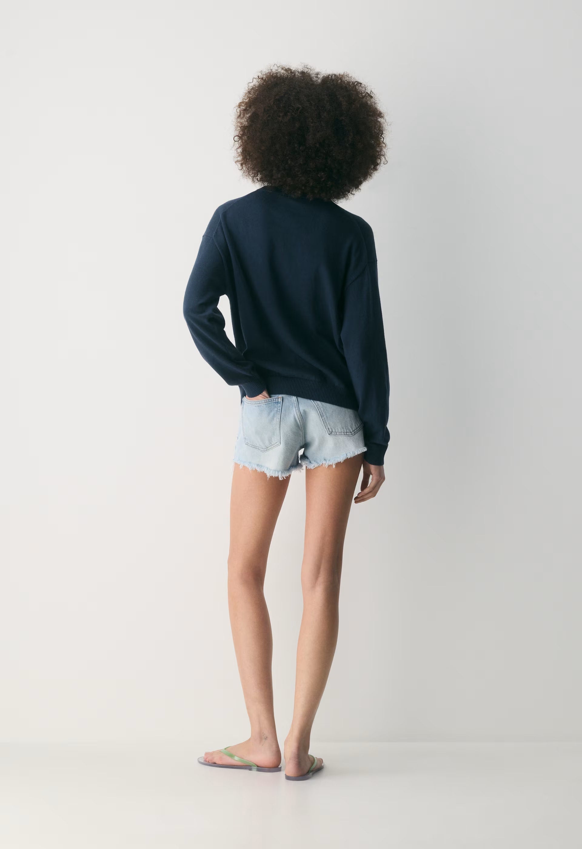 Cotton Charm™ Prep Icon Sweater - ADMIRAL/BROWN