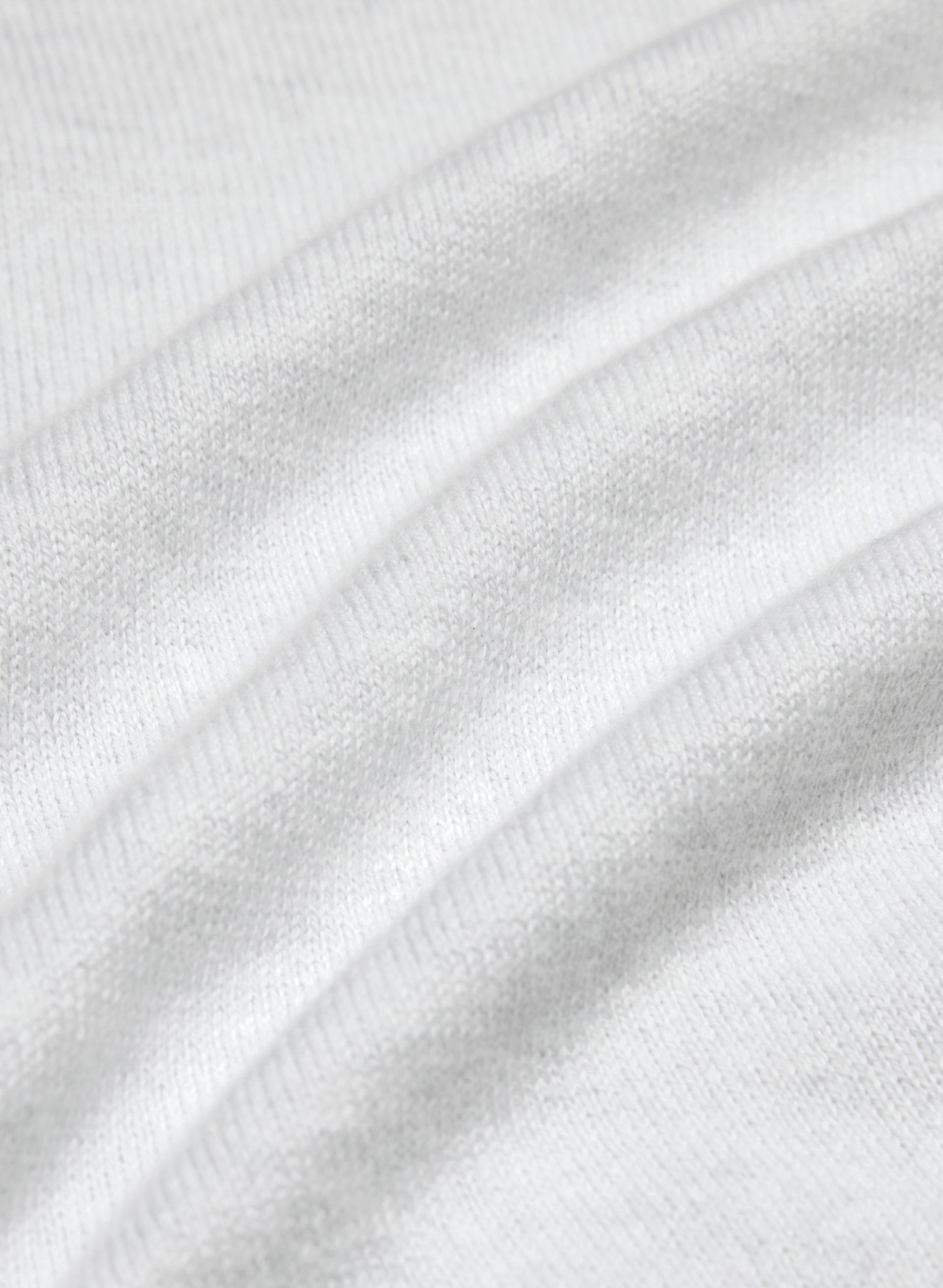 Cotton Charm™ Prep Icon Sweater - HTHR CLD WT/FLSHNG RD