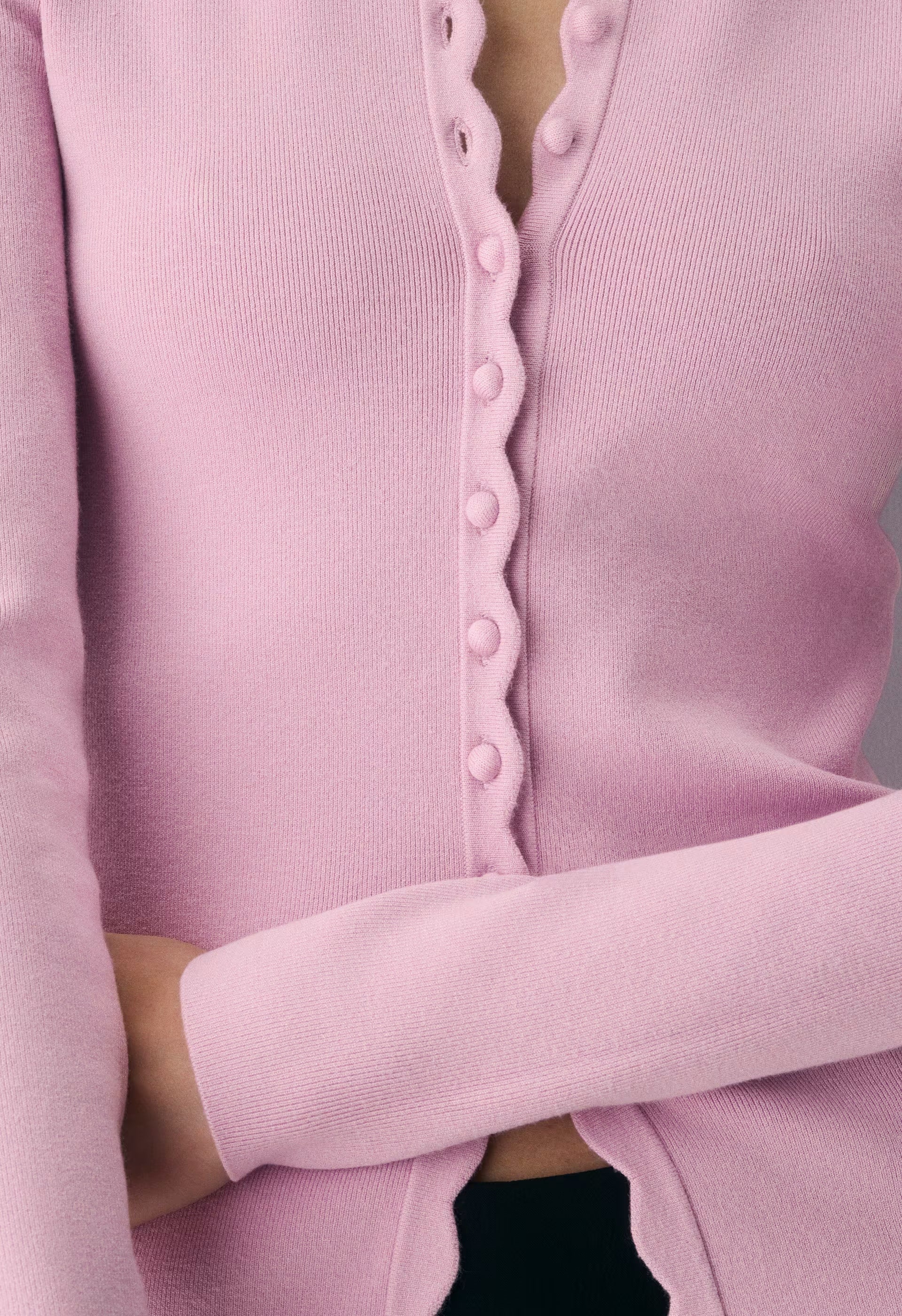 Shelly Cardigan - Wonder Yarn - SWEET PEA PURPLE