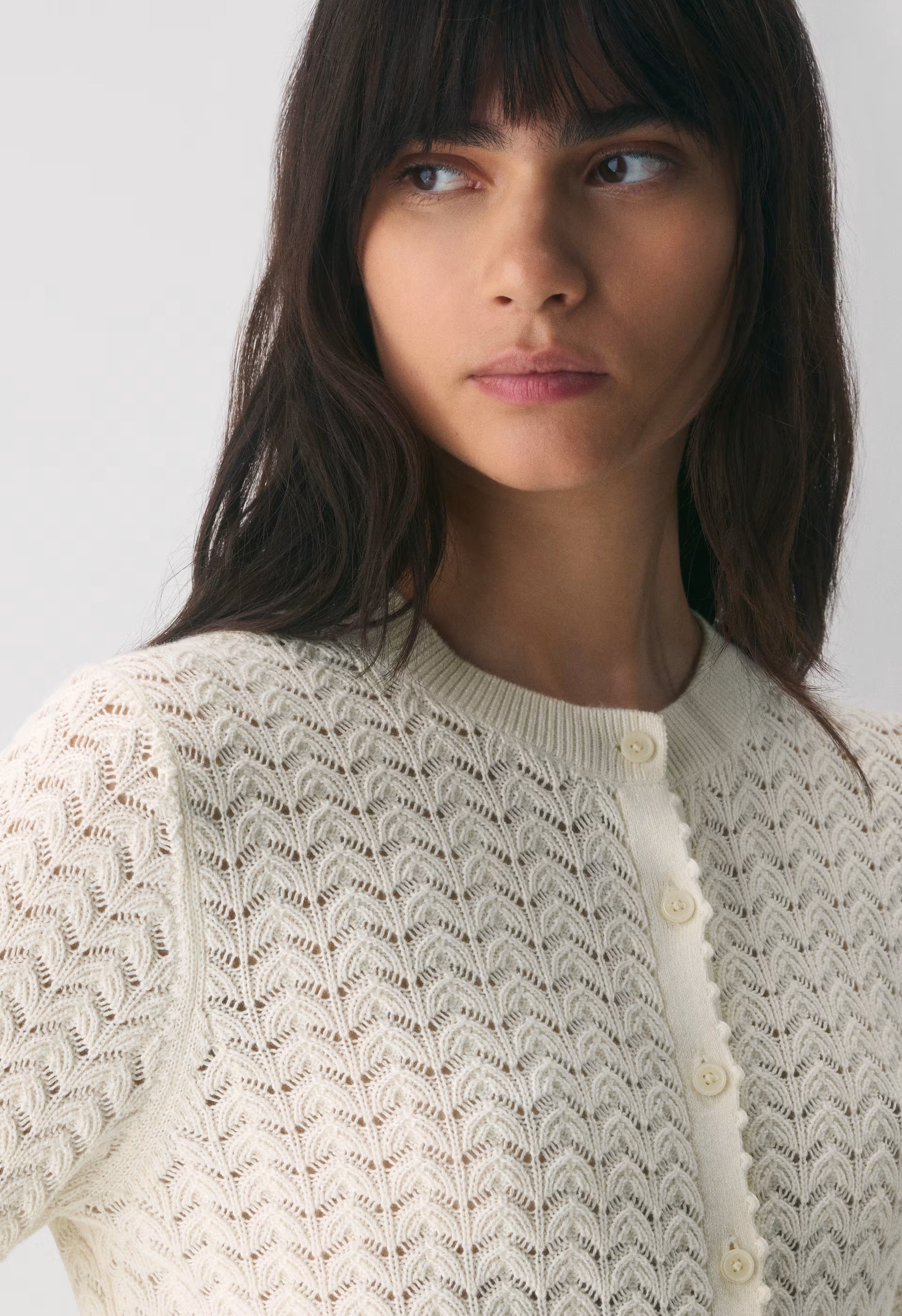 Prelusion Cardigan - LIGHT BIRCH