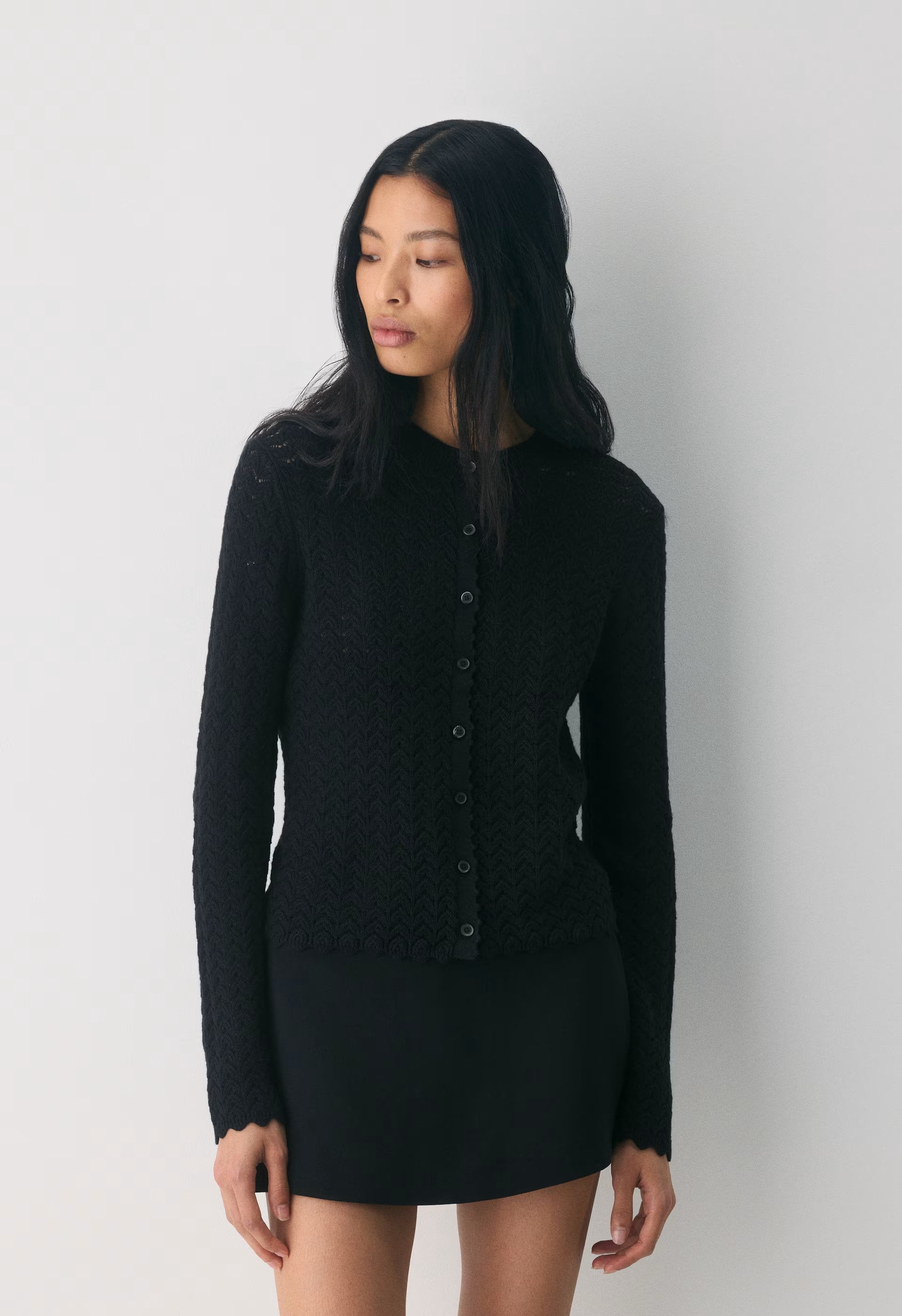 Prelusion Cardigan - BLACK