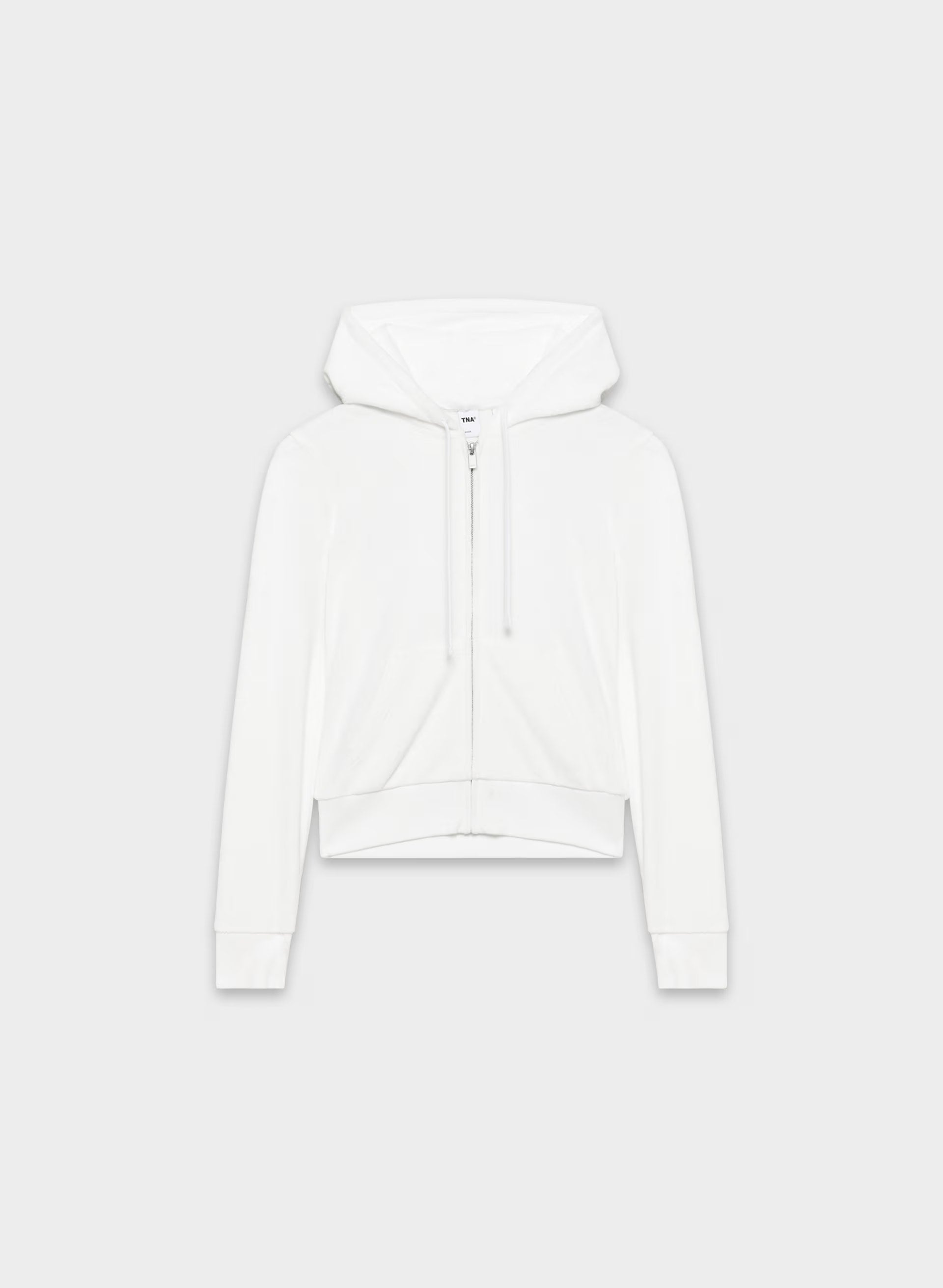 Cali Zip Hoodie - WHITE