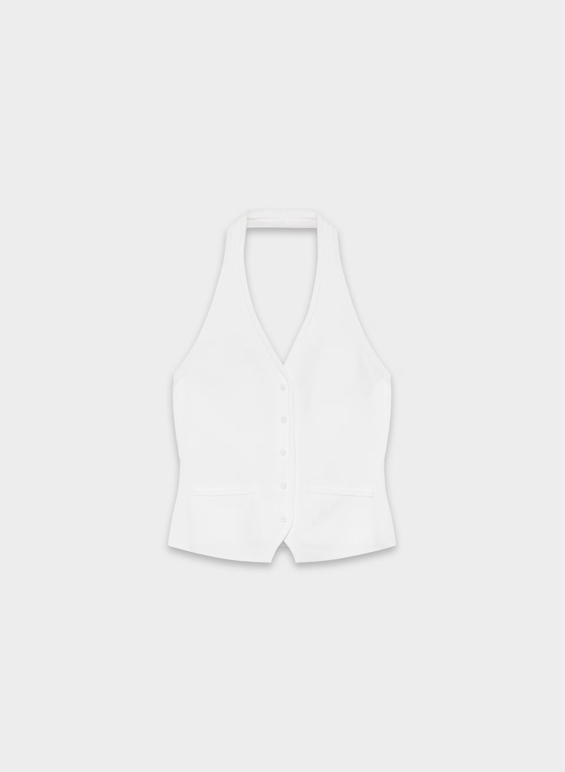 Territory Vest - Wonder Yarn - WHITE