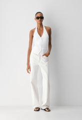 Territory Vest - Wonder Yarn - WHITE