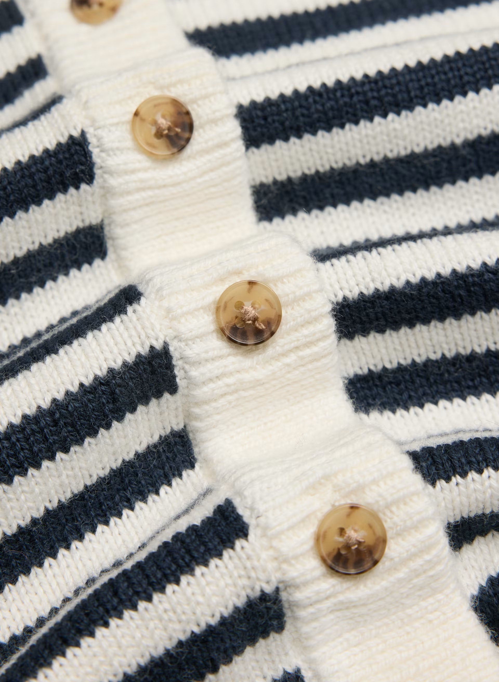 Cotton Charm™ Sicily Cardigan - LT BIRCH/ ADMIRAL