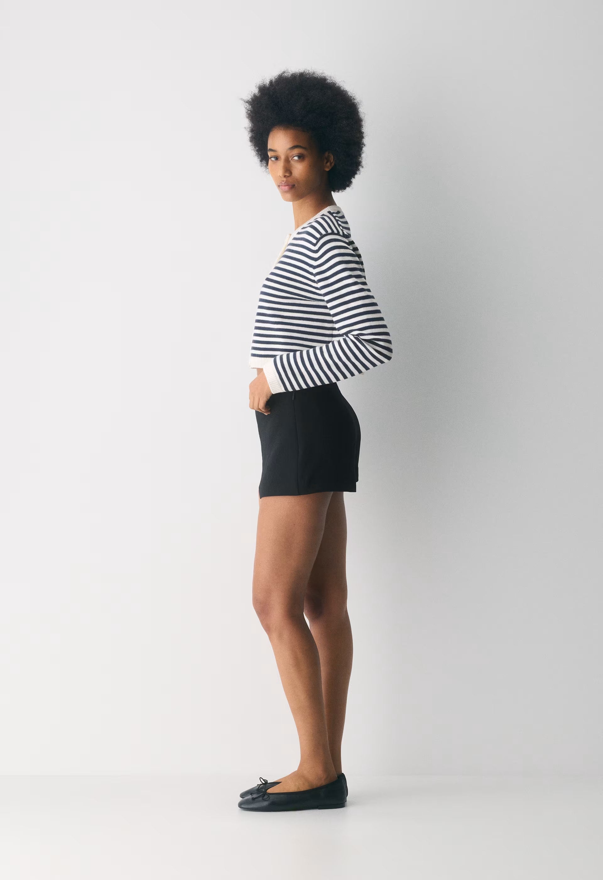 Cotton Charm™ Sicily Cardigan - LT BIRCH/ ADMIRAL