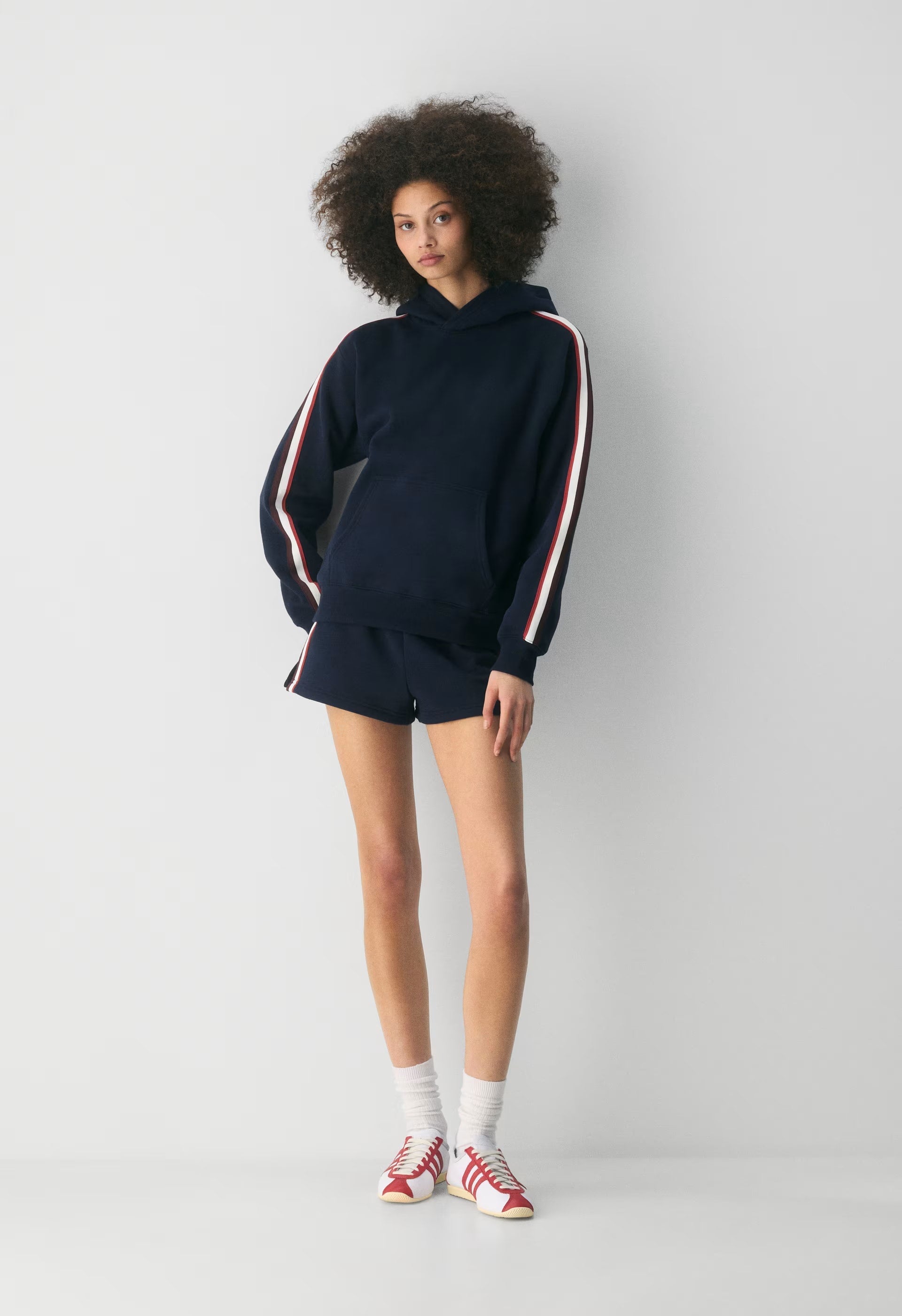 Cozy Sweatfleece Perfect Hoodie - ADMIRAL /MULTI