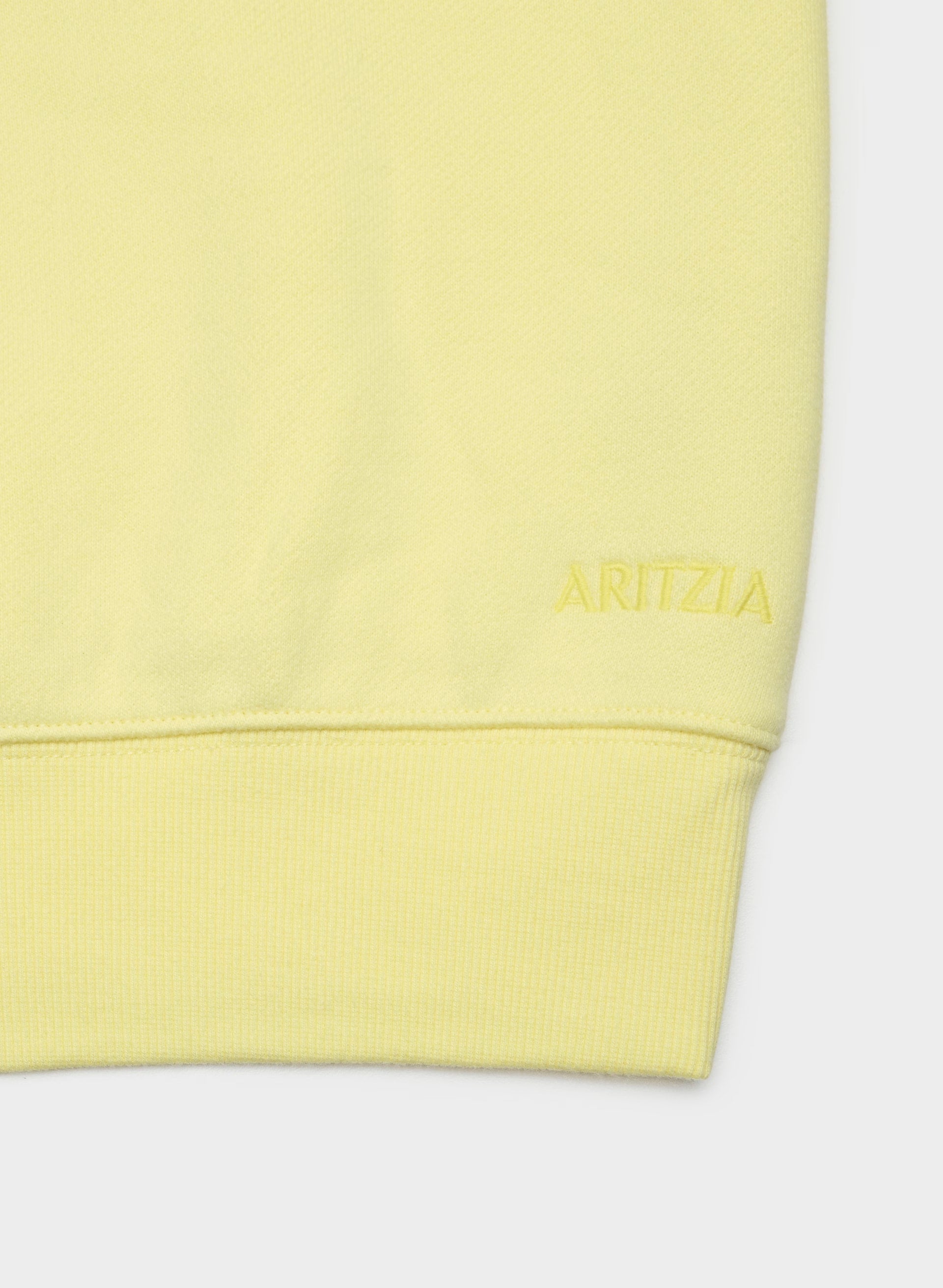 Cozy Sweatfleece BF Off-Shoulder Sweatshirt - LEMONADE