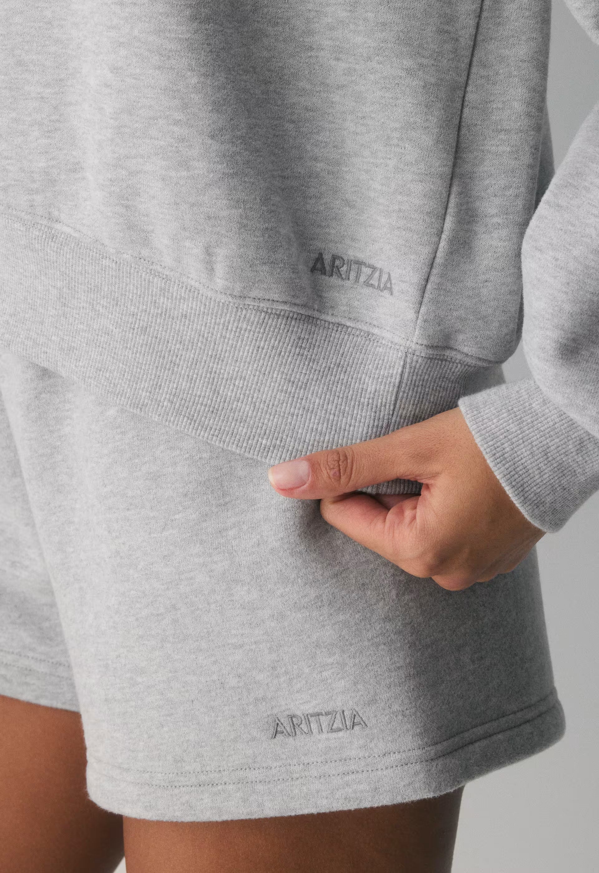 Cozy Sweatfleece BF Off-Shoulder Sweatshirt - H CUPCAKE PINK