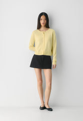 Essential Cashmere Acme Cardigan - LEMONADE