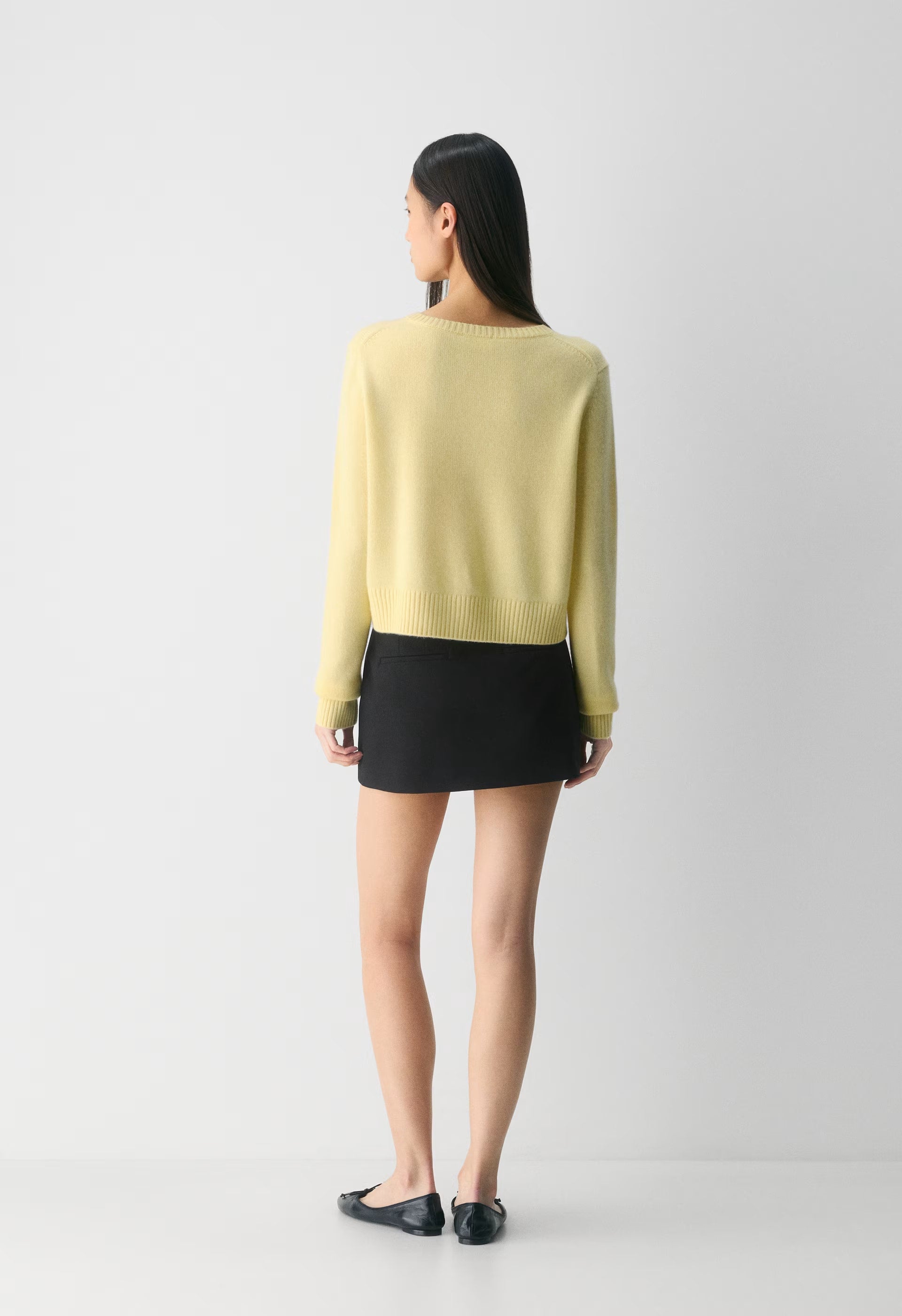 Essential Cashmere Acme Cardigan - LEMONADE