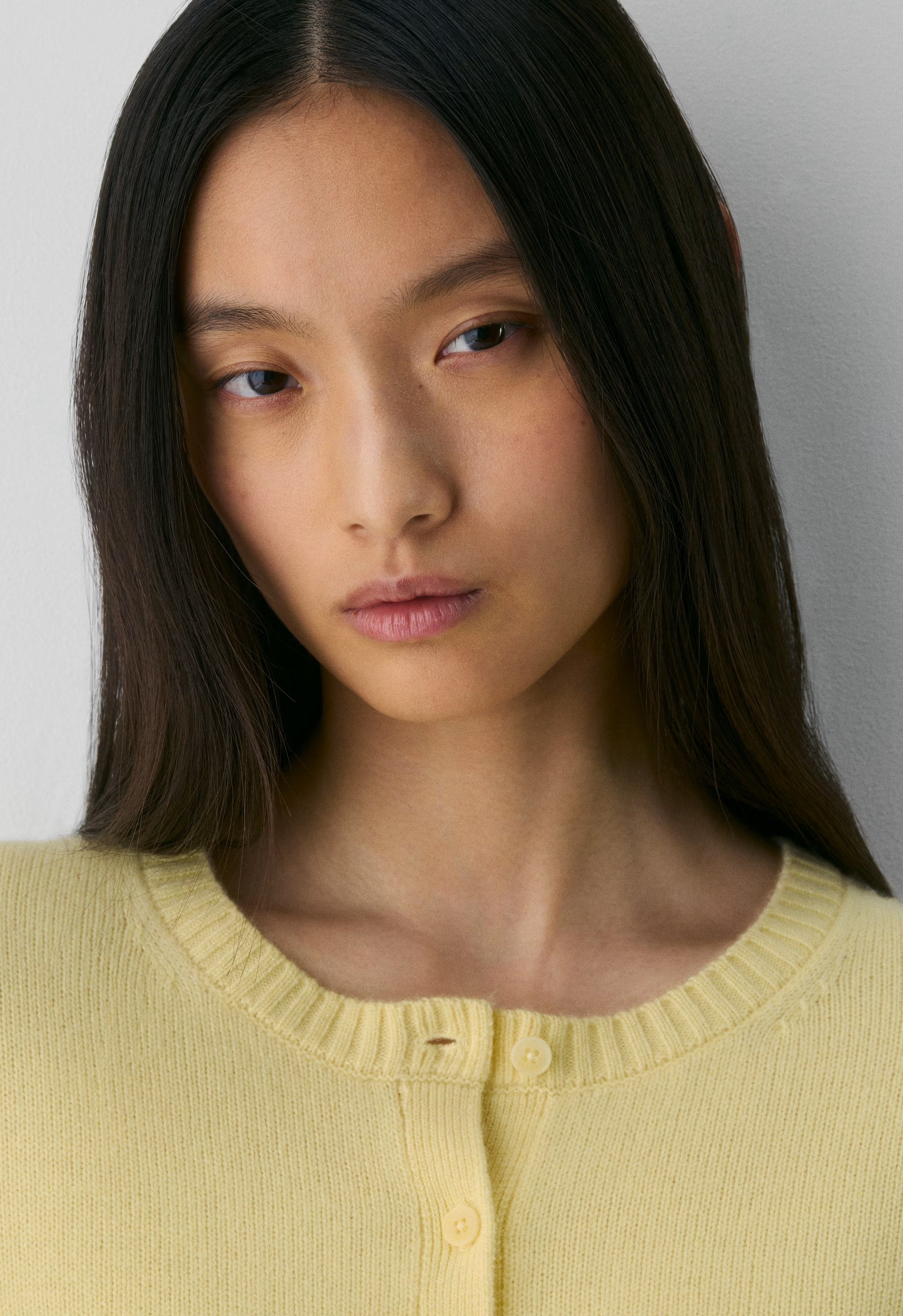 Essential Cashmere Acme Cardigan - LEMONADE