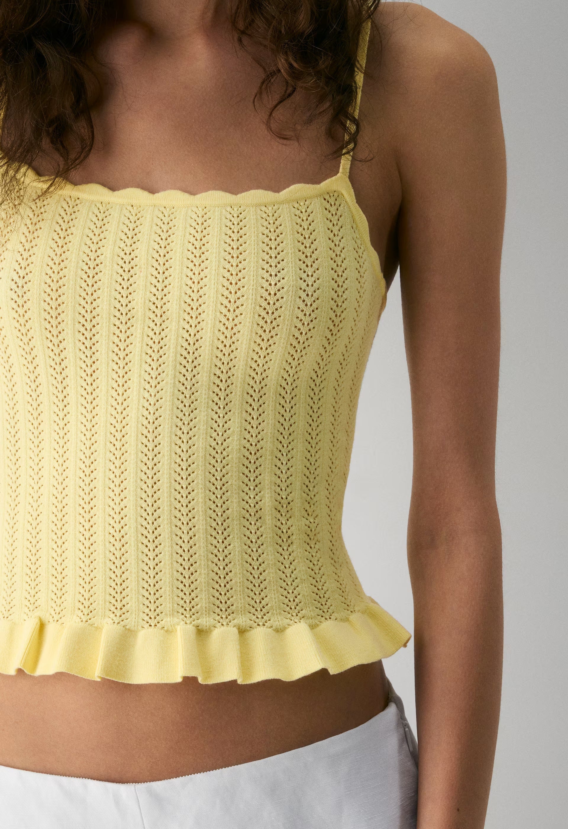 Wonder Yarn Cortland Top - LEMONADE