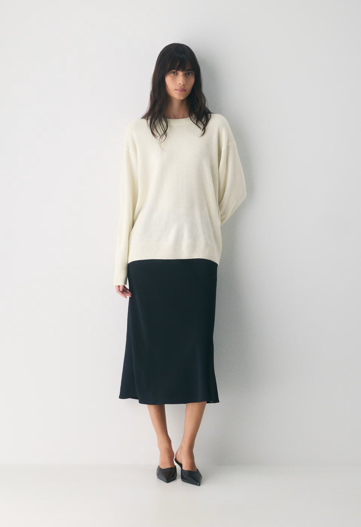 Bare Cashmere Meticulous Sweater - LIGHT BIRCH