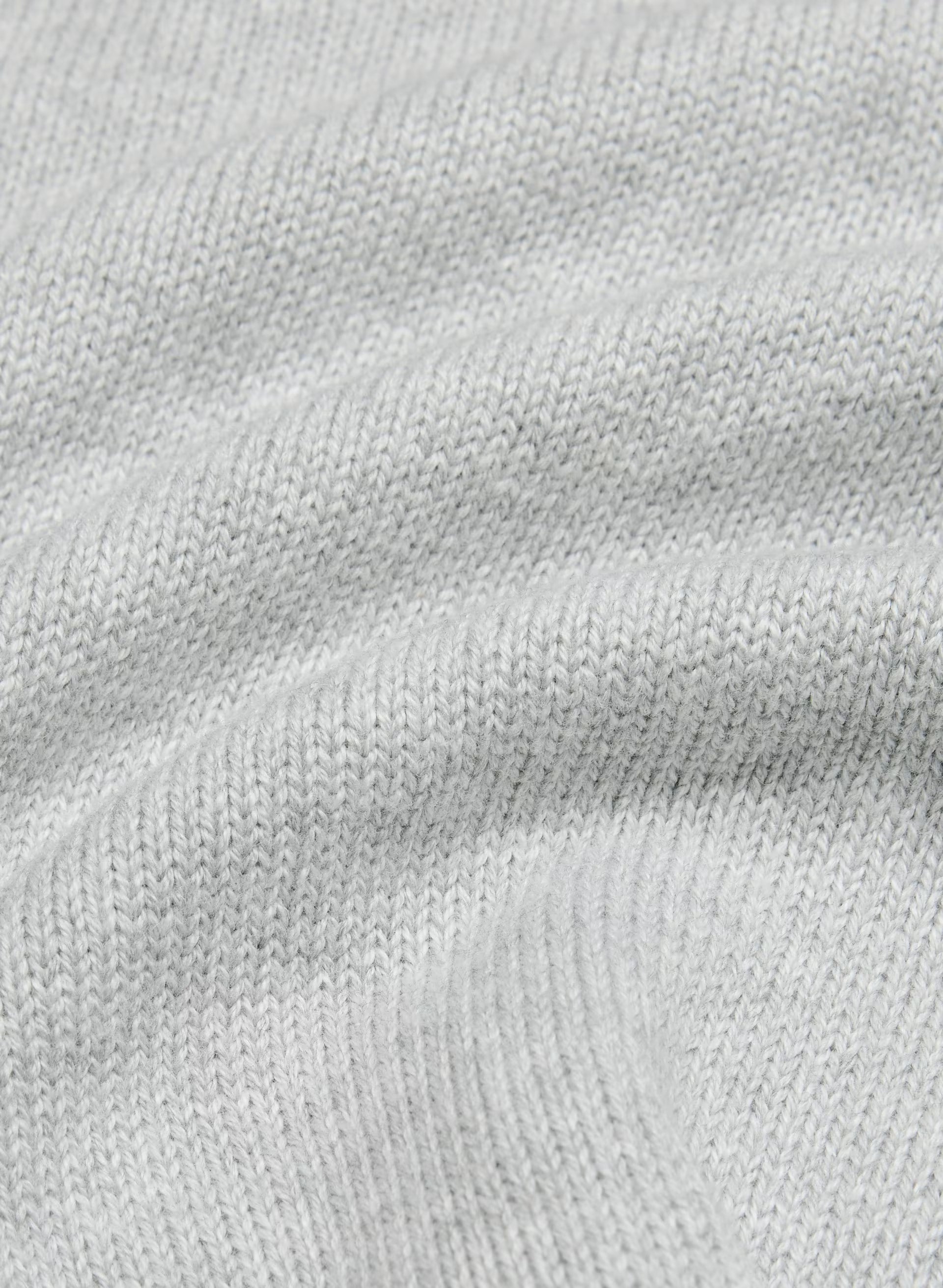 Cotton Charm™ Peggy Icon Sweater - HEATHER CHROME/GEORGE