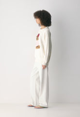 Cotton Charm™ Peggy Icon Sweater - LIGHT BIRCH/GEORGE
