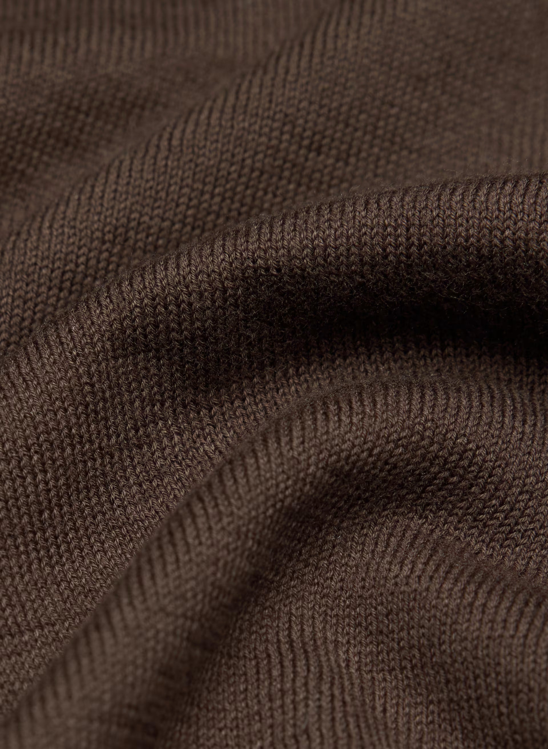Bloor Shortsleeve Sweater - RICH MOCHA BROWN