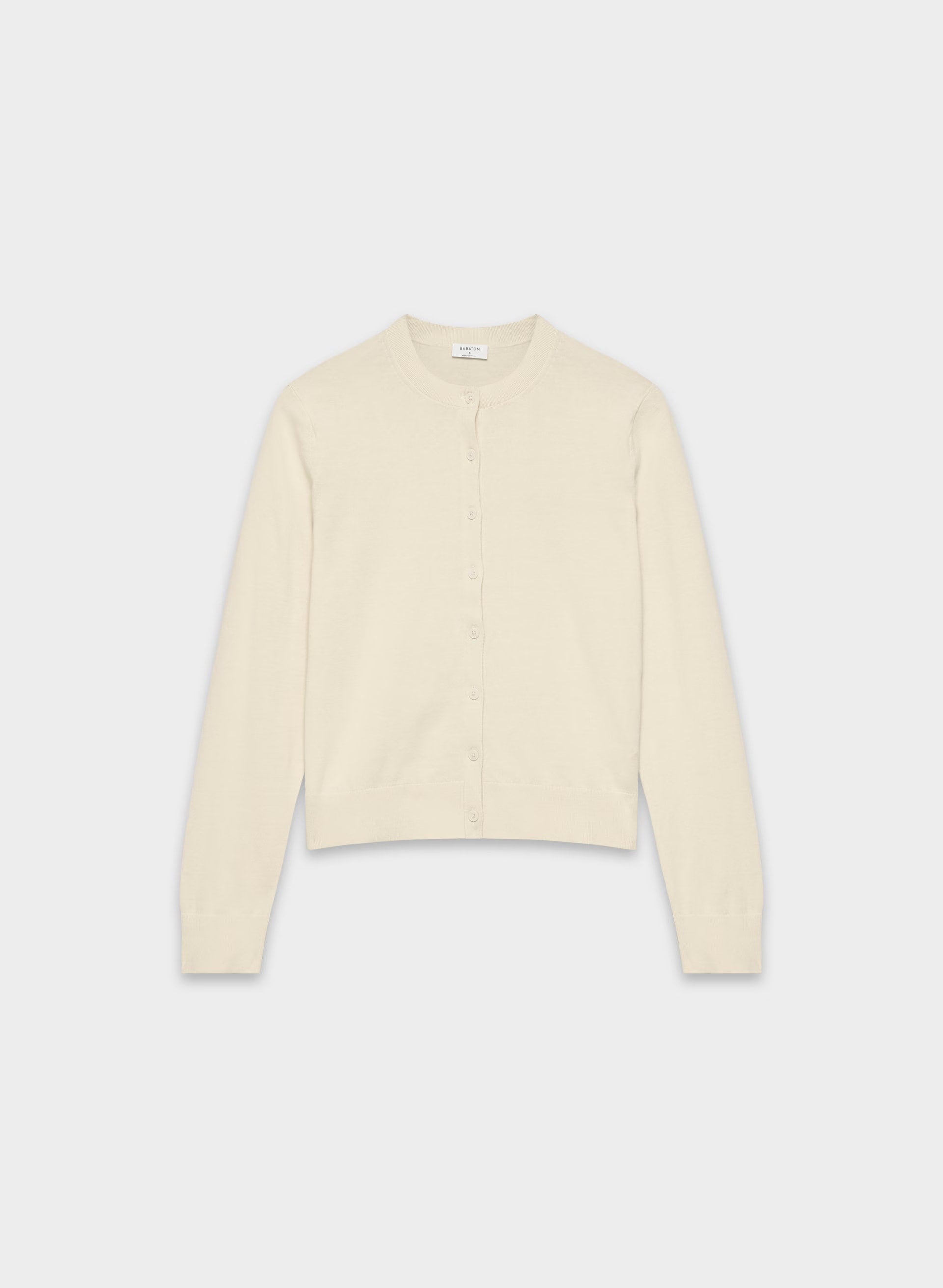 Noteworthy Cardigan - WHITE SHADOW
