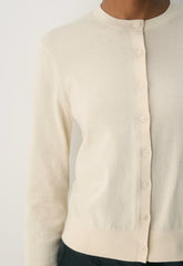 Noteworthy Cardigan - WHITE SHADOW