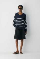 Simpatico Sweater - ADMIRAL/ LIGHT BIRCH