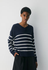 Simpatico Sweater - ADMIRAL/ LIGHT BIRCH