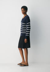 Simpatico Sweater - ADMIRAL/ LIGHT BIRCH