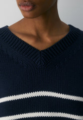 Simpatico Sweater - ADMIRAL/ LIGHT BIRCH