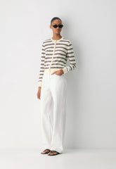 Noteworthy Cardigan - LT BRCH/ RCH MC BRN