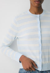 Noteworthy Cardigan - MDDAY BLUE/LGHT BRCH