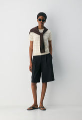 Bloor Shortsleeve Sweater - MTRPLS TAUP /LT BRCH