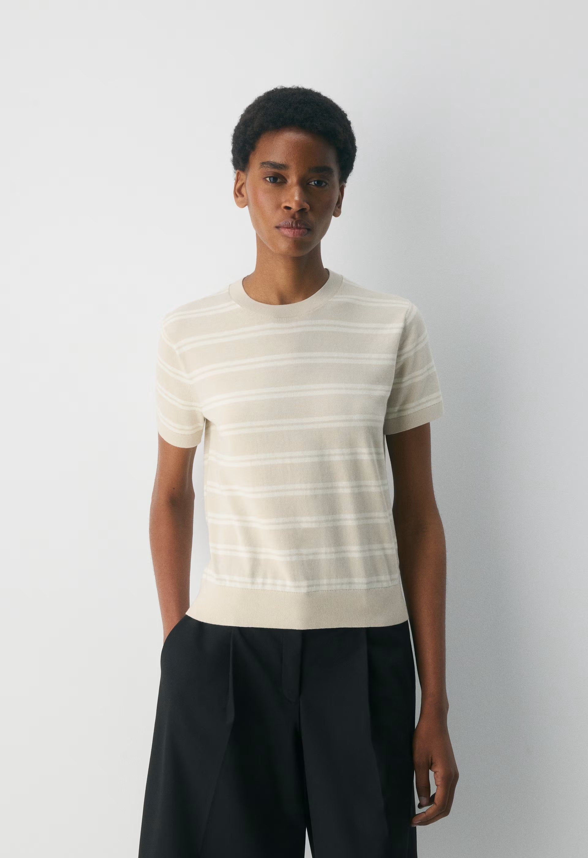 Bloor Shortsleeve Sweater - MTRPLS TAUP /LT BRCH