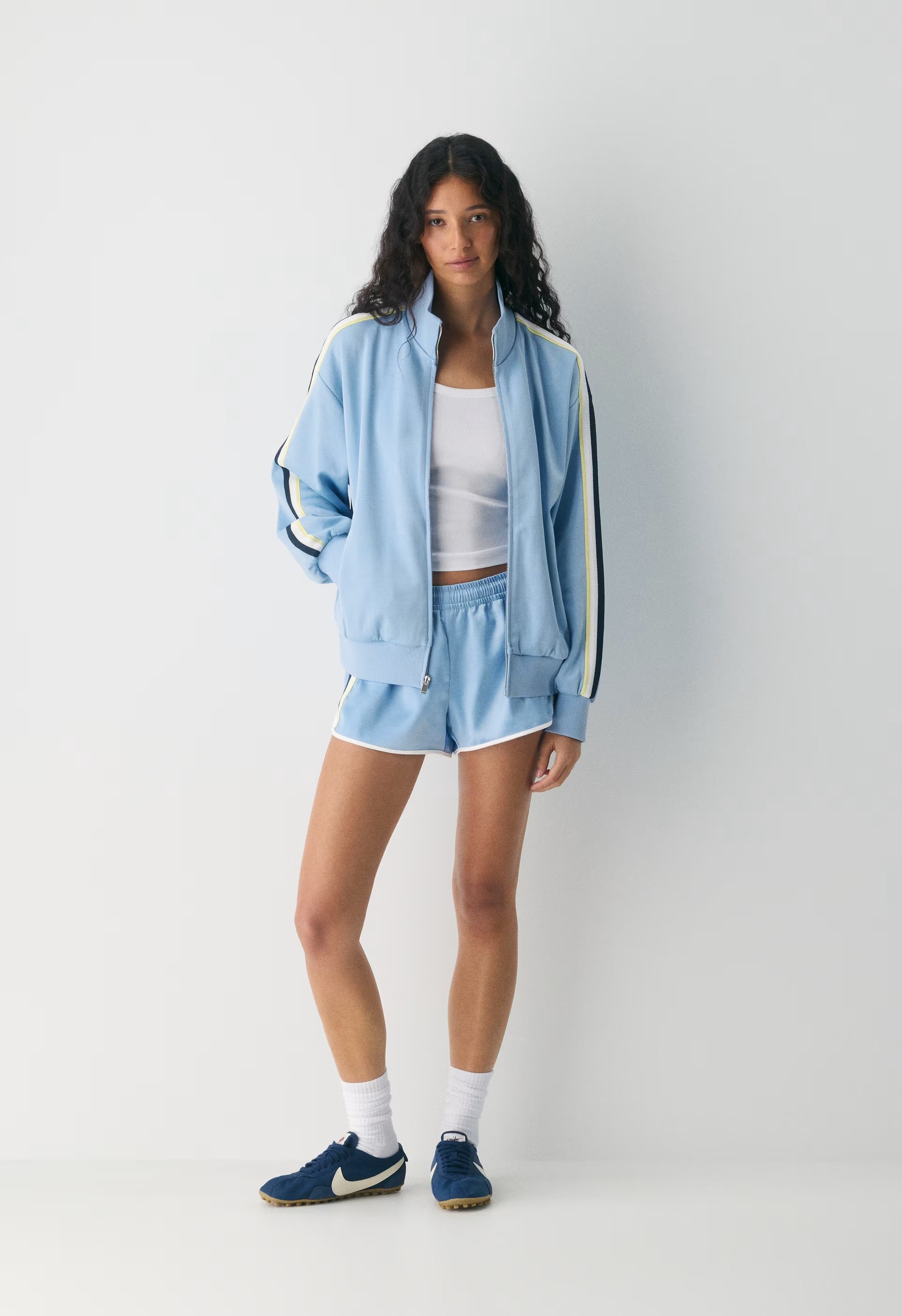 Anfield Track Jacket - RIPPLE BLUE/MULTI