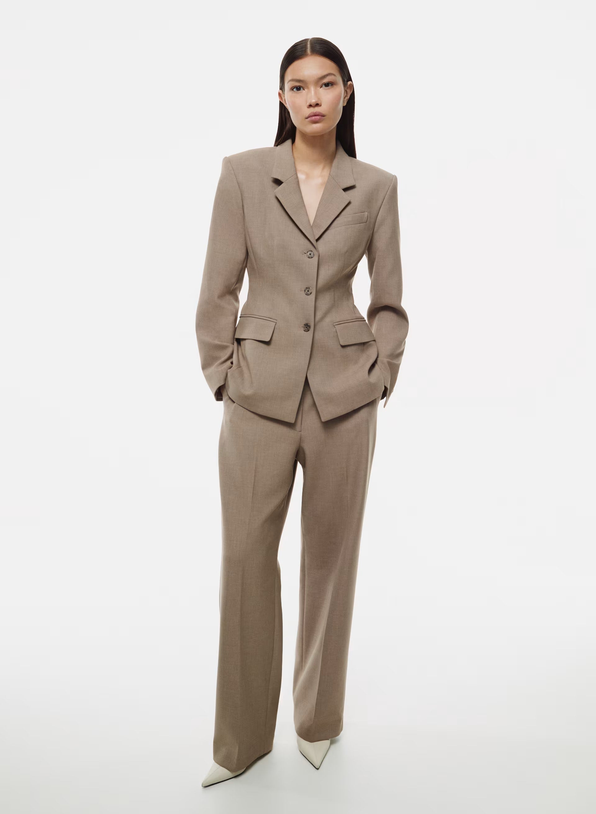 Standout Blazer - Eversential™ - HEATHER NOMAD TAUPE