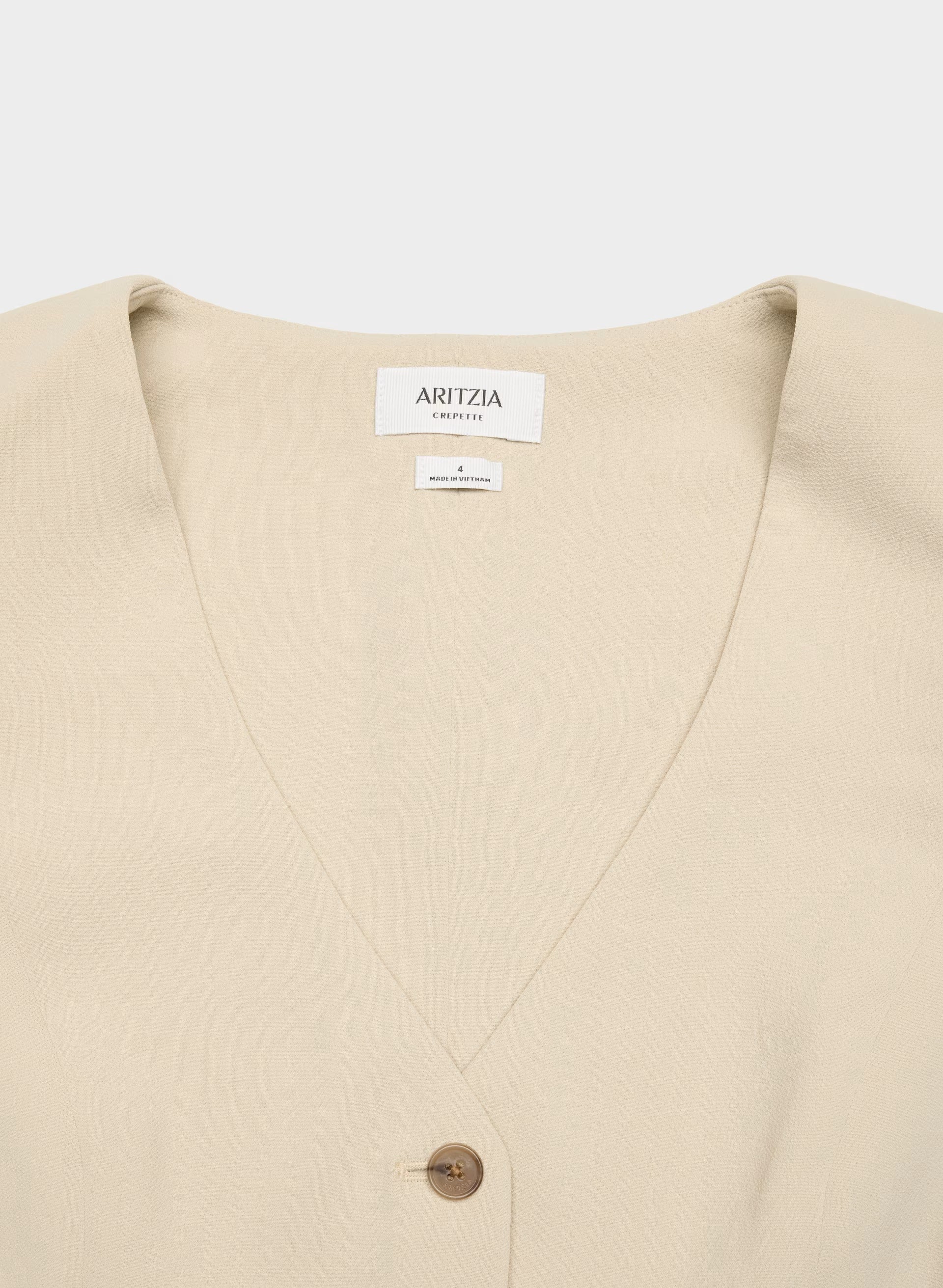 Pacino Vest - Crepette™ - MARCONA BEIGE