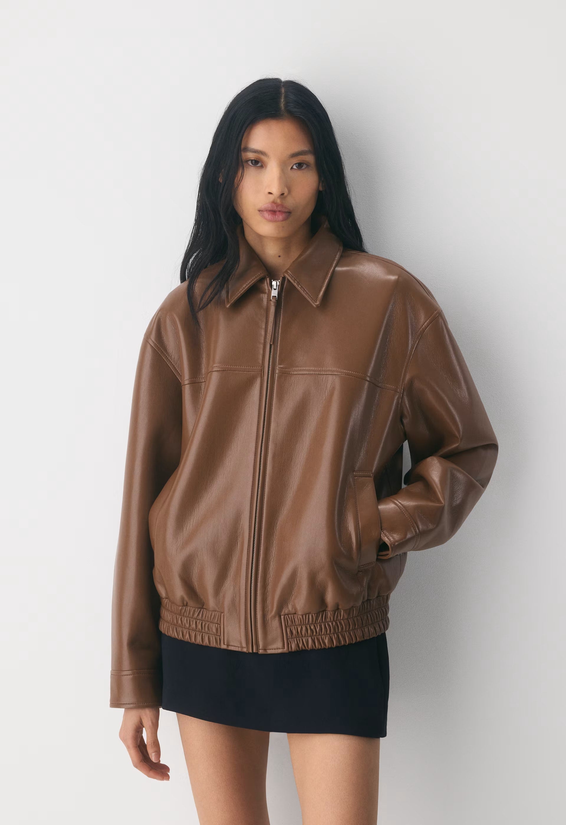 Falcon Jacket - UnReal Leather - CHOCOLATIER BROWN