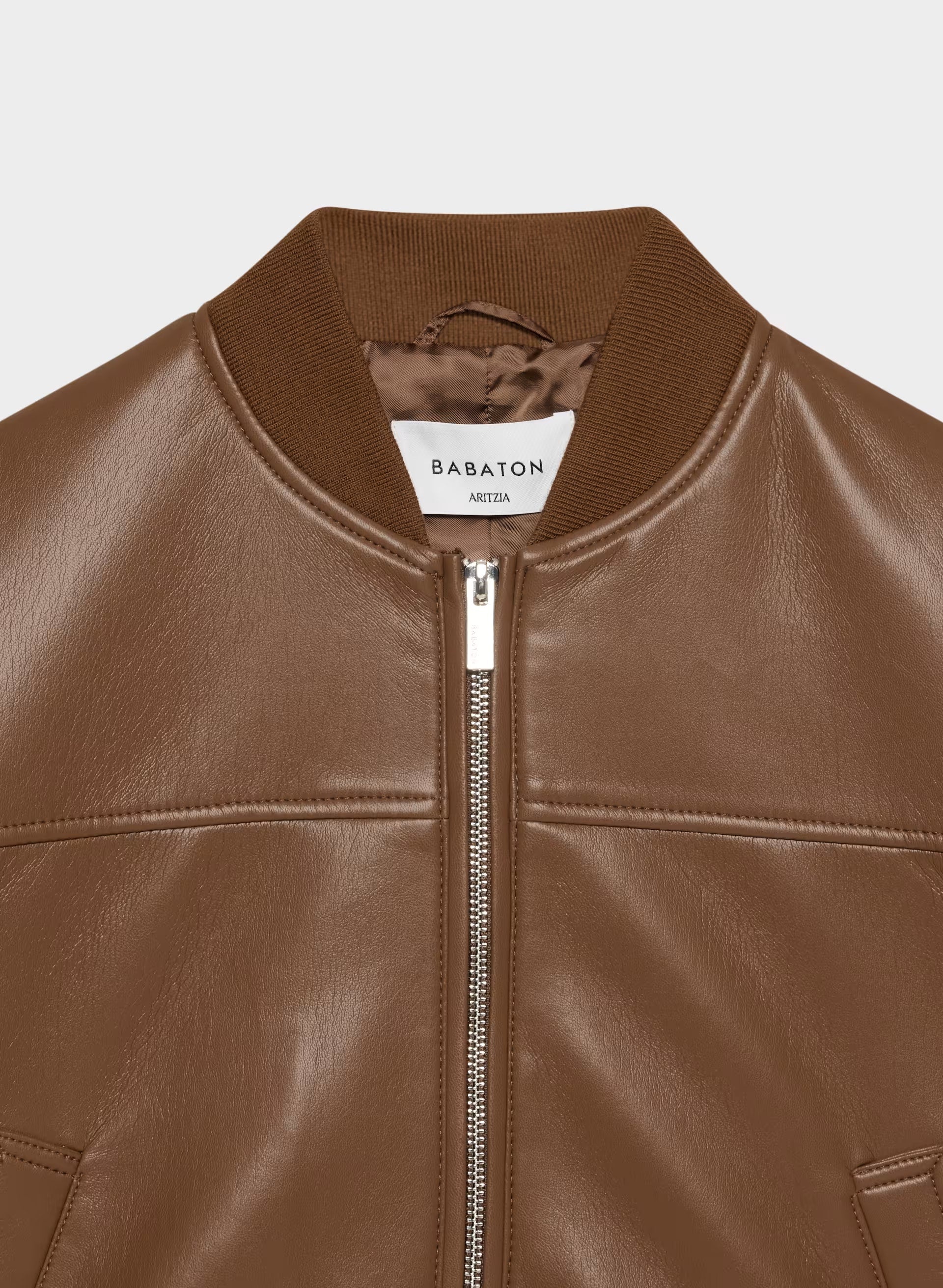 Synergy Bomber - UnReal Leather - CHOCOLATIER BROWN